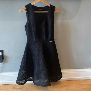 Black vintage style lace Guess dress.